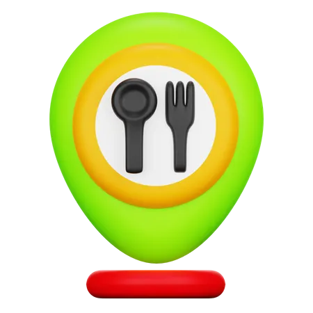 Restaurant Location  3D Icon