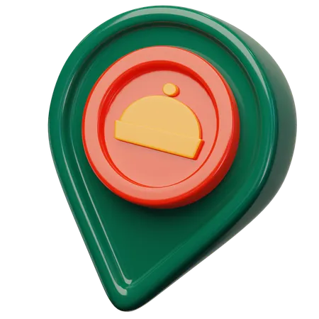 Restaurant Location  3D Icon