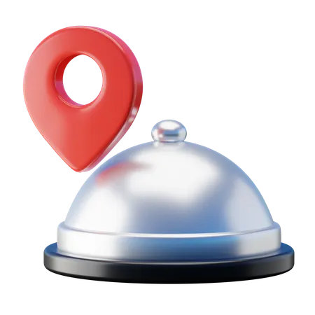Restaurant Location  3D Icon