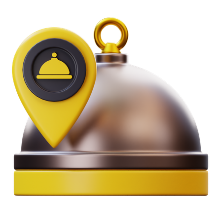 Restaurant Location  3D Icon