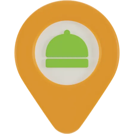 Restaurant Location  3D Icon
