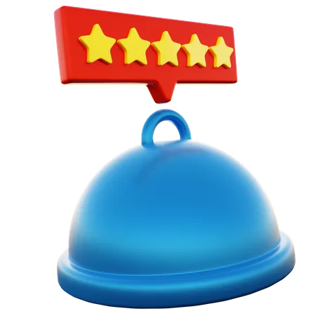 Restaurant Rating 3D Icon
