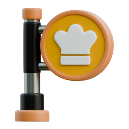 Restaurant-Schild  3D Icon