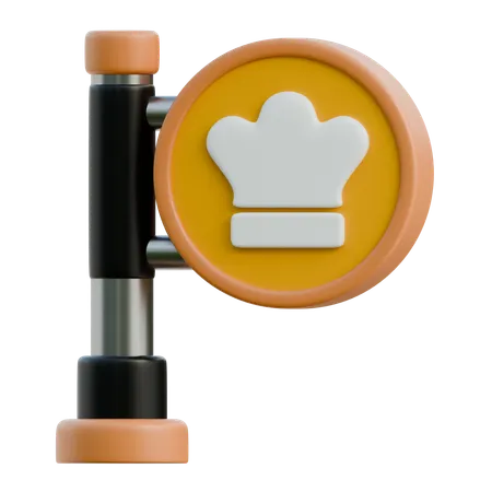 Restaurant-Schild  3D Icon