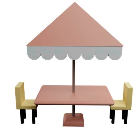 Restaurant Table  3D Icon