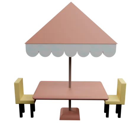 Restaurant Table  3D Icon