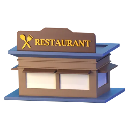 Restaurante  3D Icon