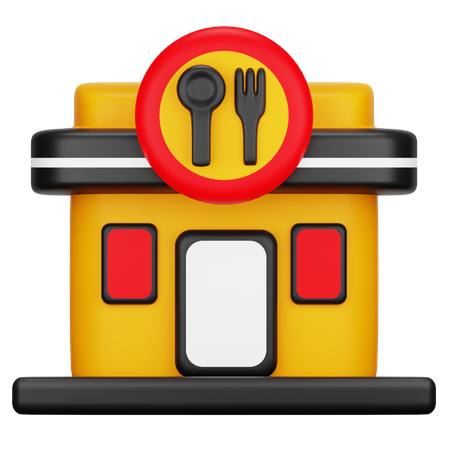 Restaurante  3D Icon