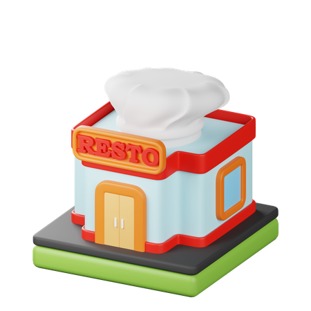 Restaurante requintado  3D Icon