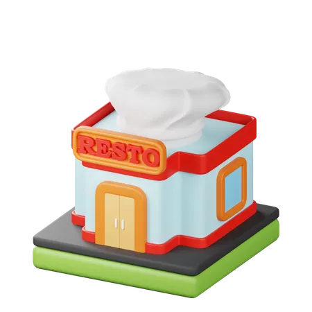 Restaurante requintado  3D Icon