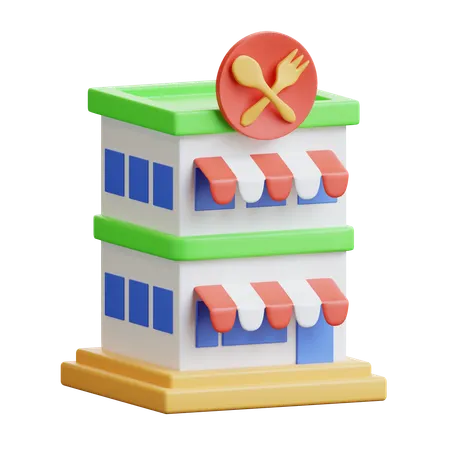 Restaurants 3D Icon