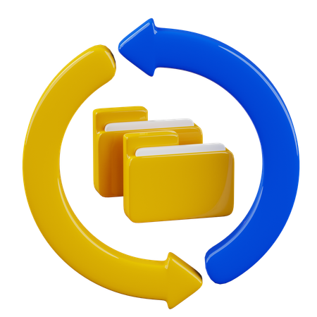 Restaurar archivos  3D Icon