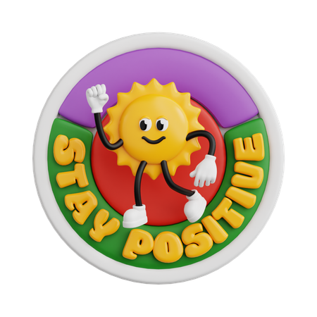 Reste positif  3D Sticker