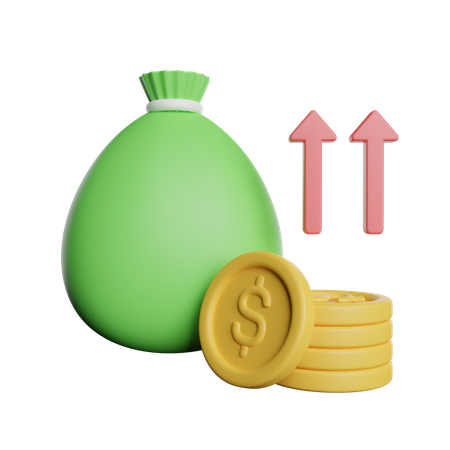 Resultado en efectivo  3D Icon