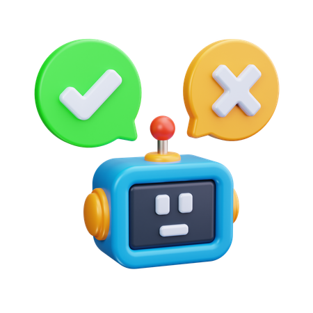 Resultados do chatbot  3D Icon