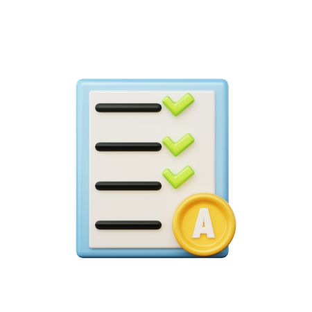 Résultat d'éxamen  3D Icon