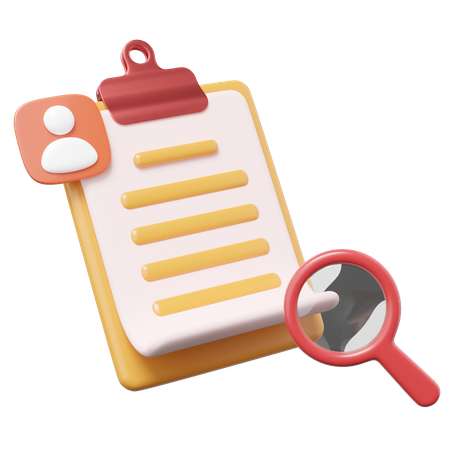 Resume  3D Icon