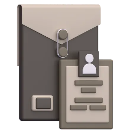 Resume and CV  3D Icon