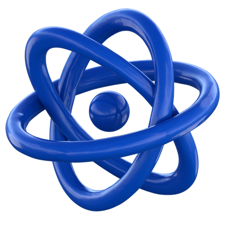 Atome abstrait  3D Icon