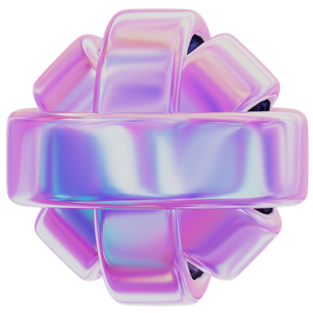 Boule abstraite  3D Icon