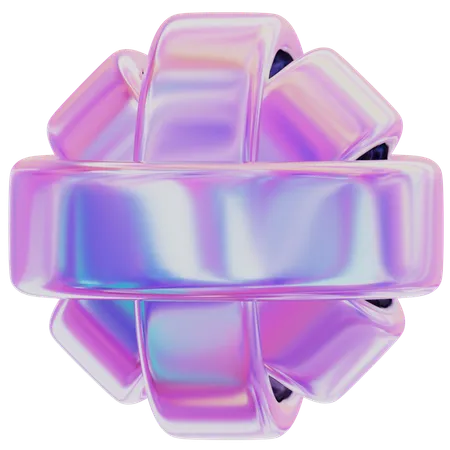 Boule abstraite  3D Icon