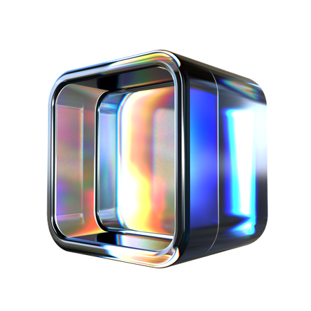 Cube abstrait  3D Icon