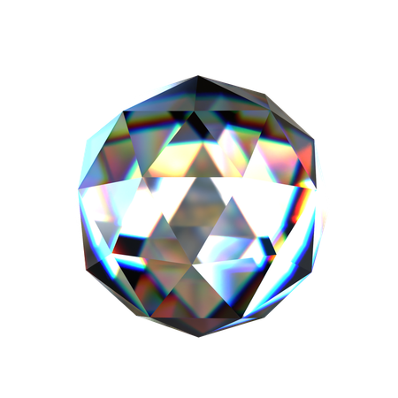 Diamant abstrait  3D Icon