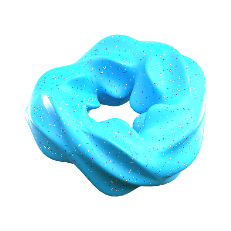 Beignet abstrait  3D Icon