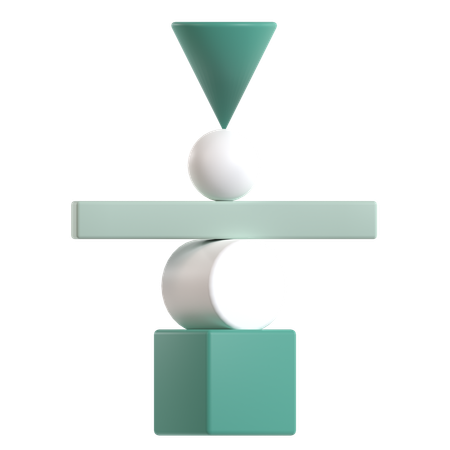 Abstrait équilibrage géométrique  3D Icon