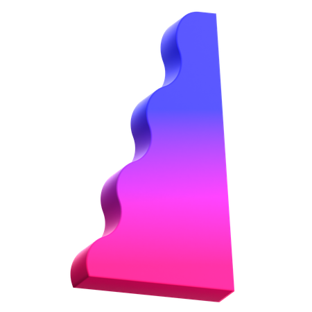 Falaise abstraite  3D Icon