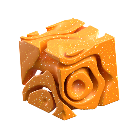 Fromage abstrait  3D Icon