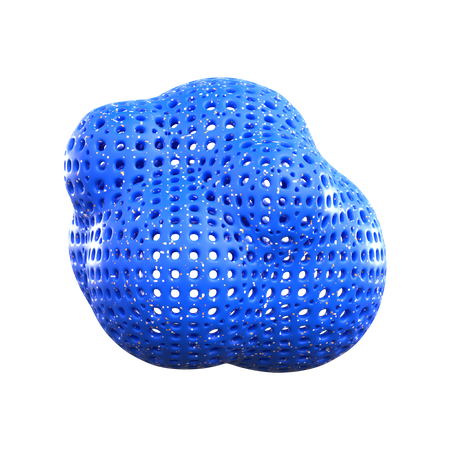 Ballon net abstrait  3D Icon