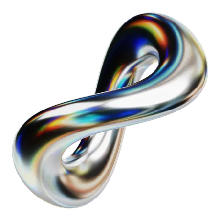 Infinito abstrato  3D Icon