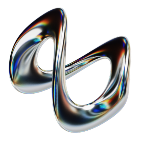 Infinito abstrato  3D Icon