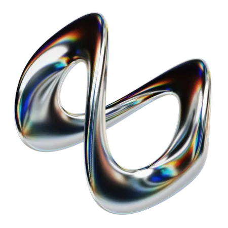 Infinito abstrato  3D Icon