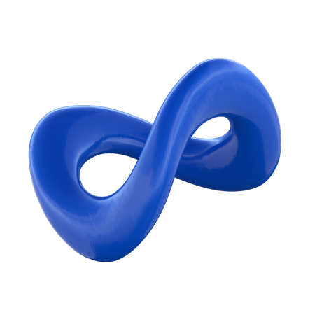 Infinito abstrato  3D Icon