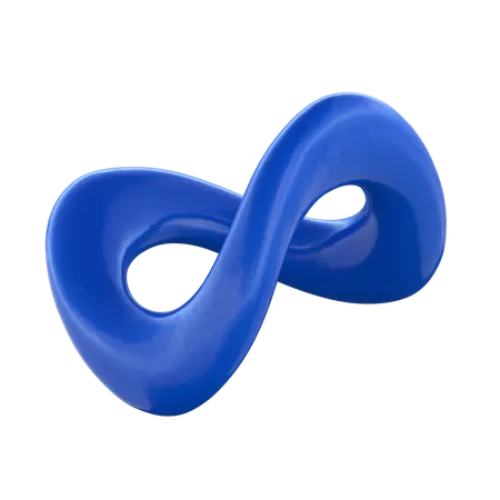 Infinito abstrato  3D Icon