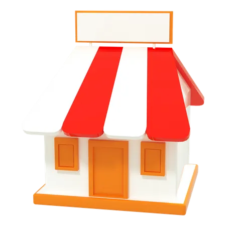 Retail Shop  3D Icon