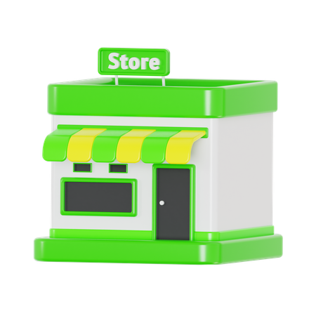 Retail Store  3D Icon