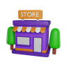 retail store 3d logos