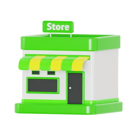 Retail Store  3D Icon