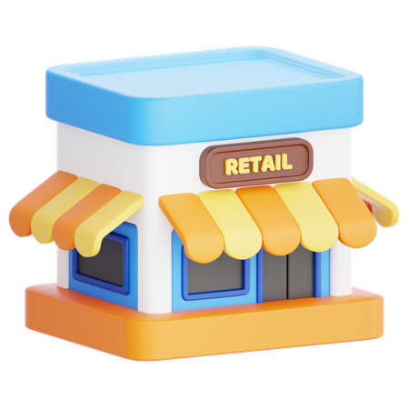 Retailer  3D Icon