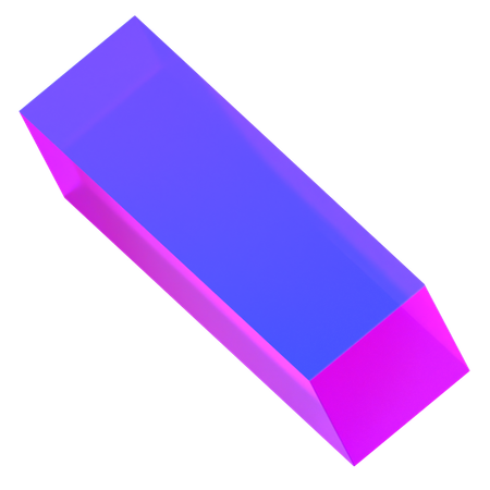 Formato retangular  3D Icon