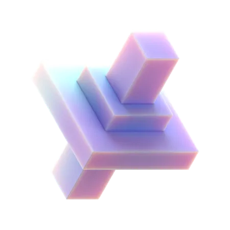 Retângulos  3D Icon