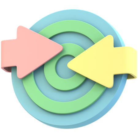 Retargeting Arrow  3D Icon