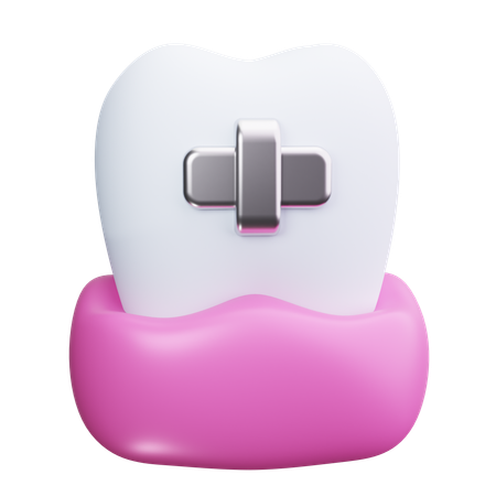 Retenedor dental  3D Icon