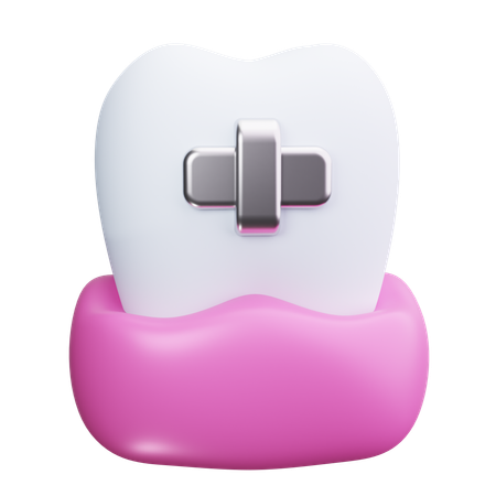 Retentor dentário  3D Icon