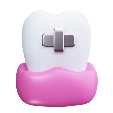 Retentor dentário  3D Icon