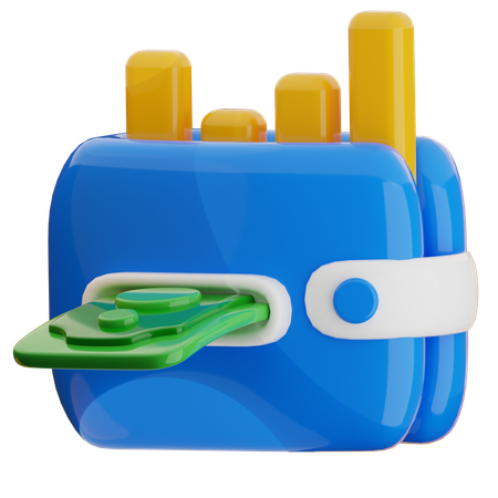 Saque em dinheiro  3D Icon