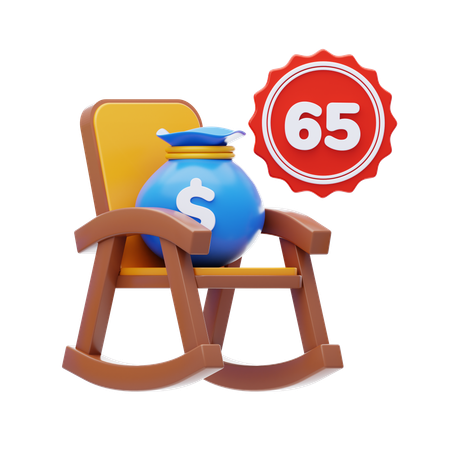 Retirement Age  3D Icon